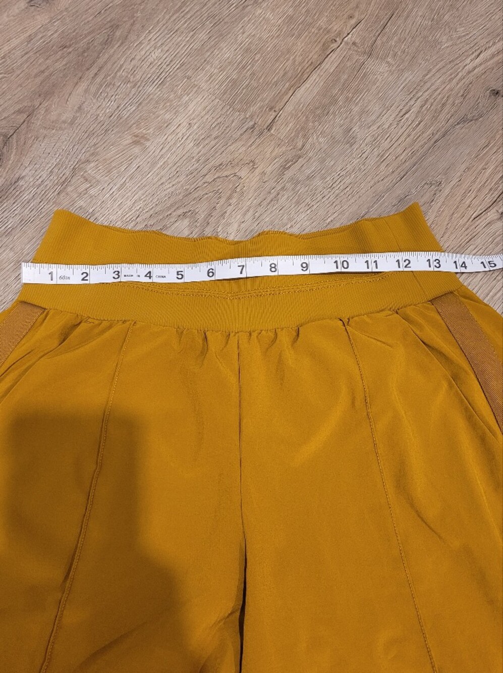 Athleta Nolita Wide Leg Pants Brass Yellow Gold Size 4 - Picture 6 of 8